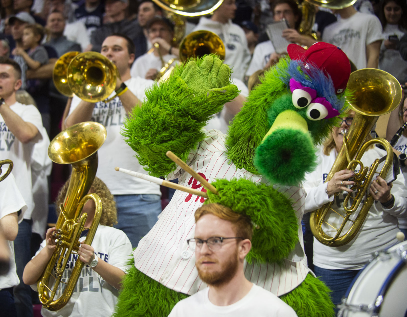 Penn State vs Iowa at Palestra, Phanatic